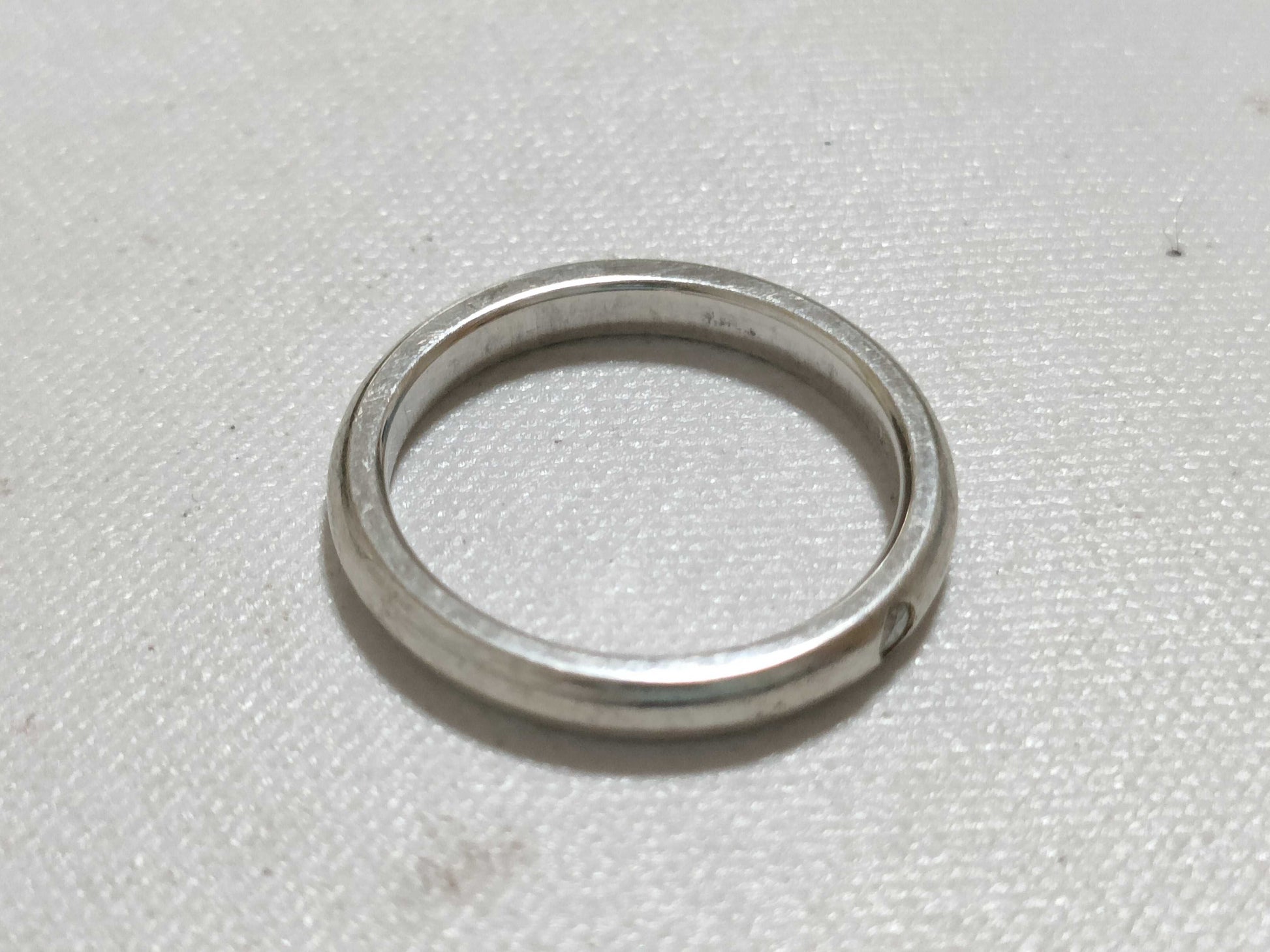 Tiffany & Co. Stacking Band Ring in SV925 with Diamonds and Silver