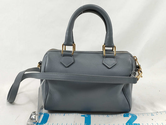 CELINE Cuir Triomphe Mini Boston Handbag