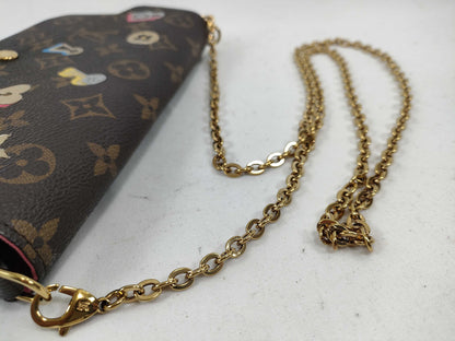 LOUIS VUITTON Monogram Pochette Felicie Shoulder Bag