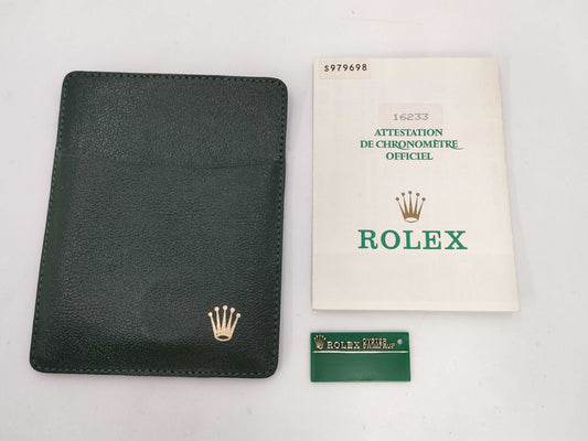 ROLEX Guarantee only 16233 S979698 Other accessories