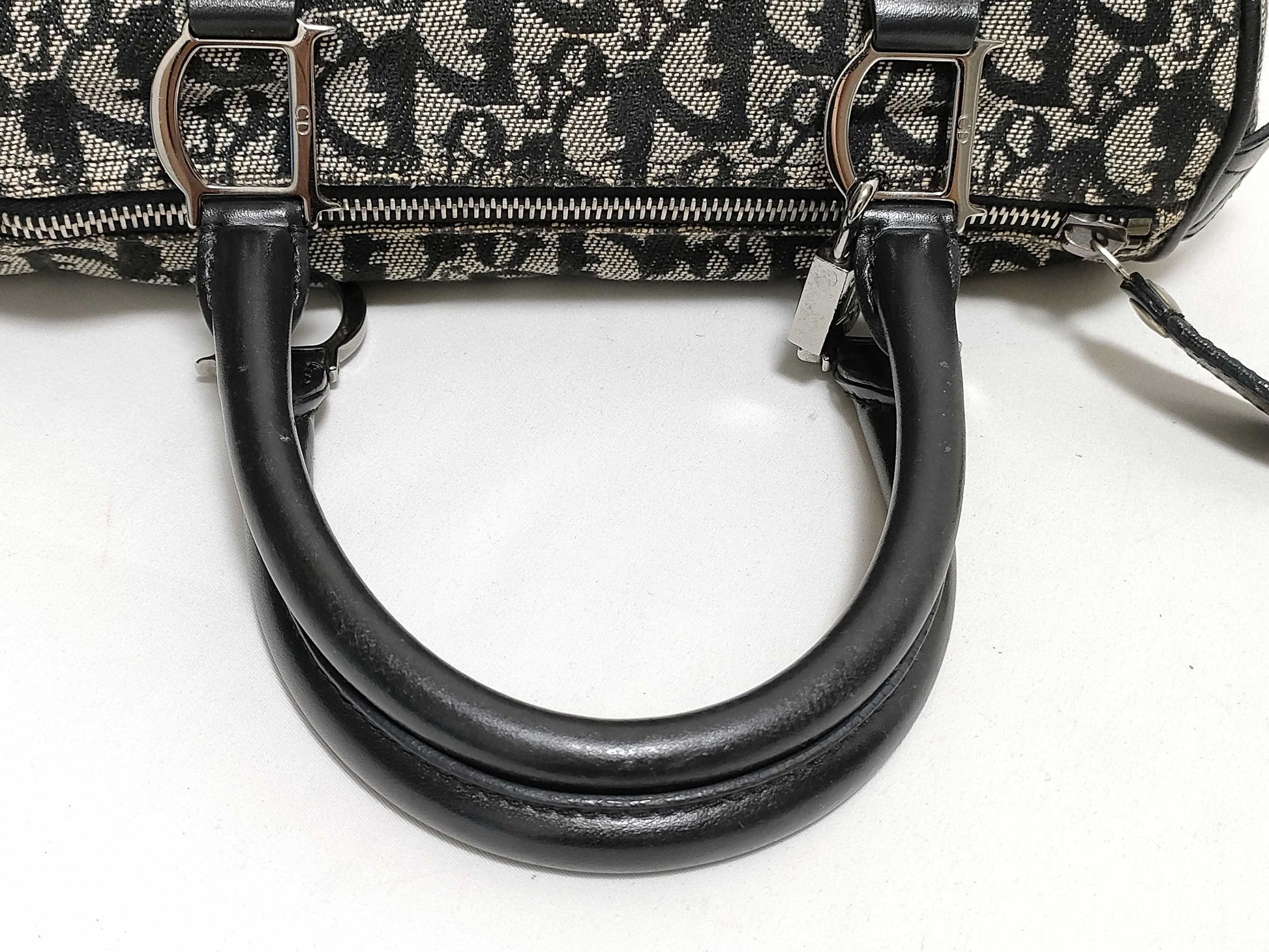 Dior Trotter Mini Boston Handbag with Padlock