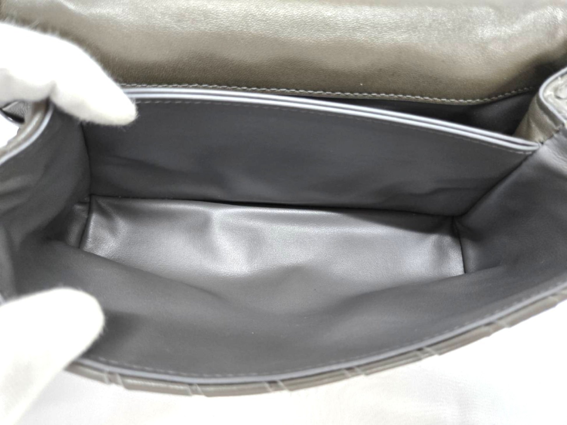 BOTTEGA VENETA Intrecciato Baby Olympia 609231 2-Way Shoulder Bag