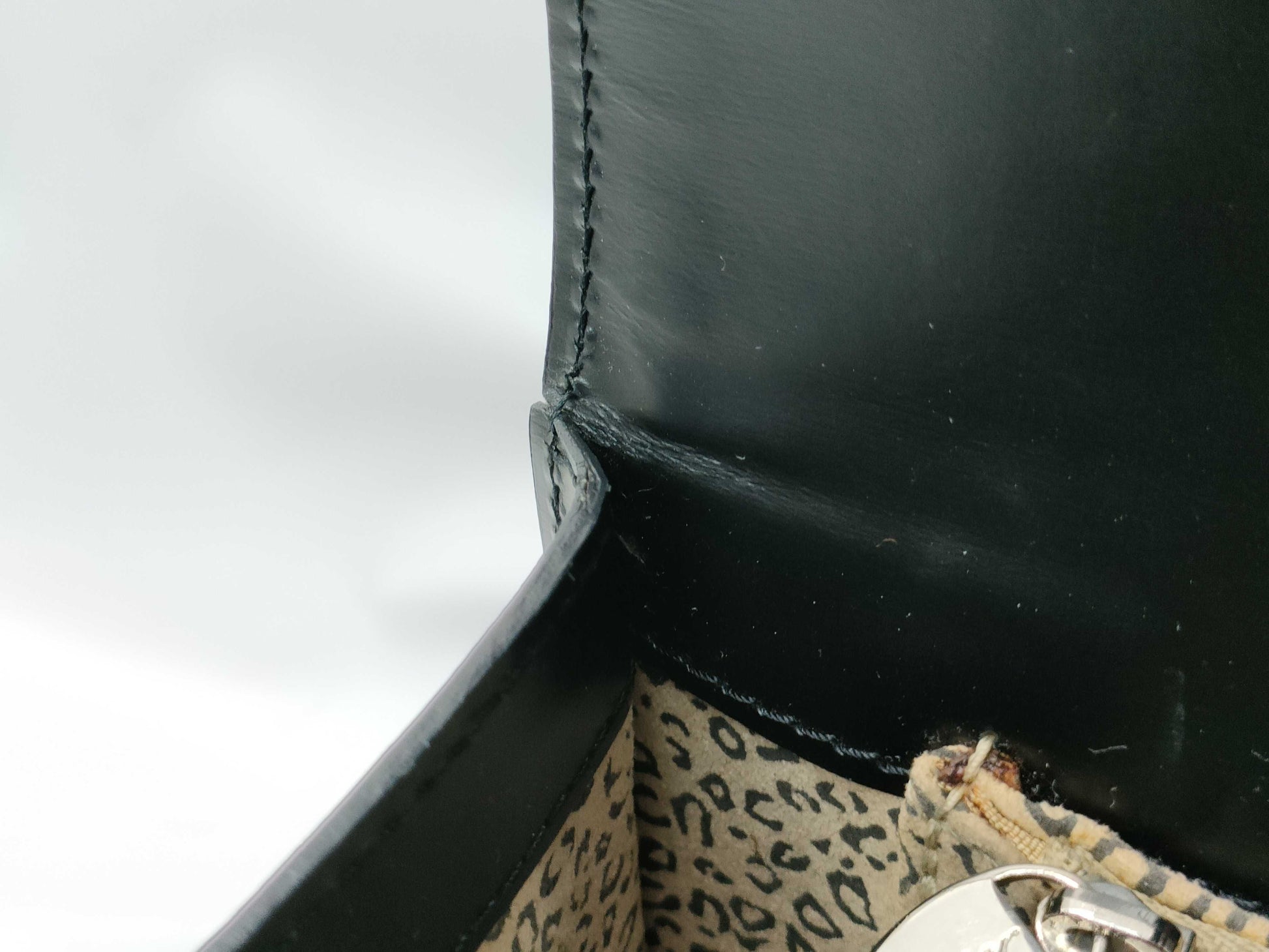Cartier Panther Leather Handbag