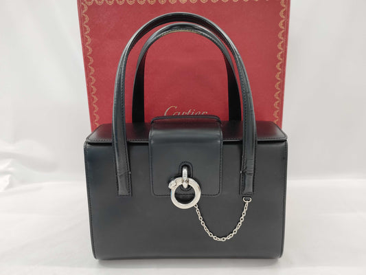 Cartier Panther Leather Handbag
