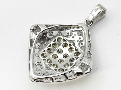 D3.30ct K18WG 9.9g Pendant Top 
