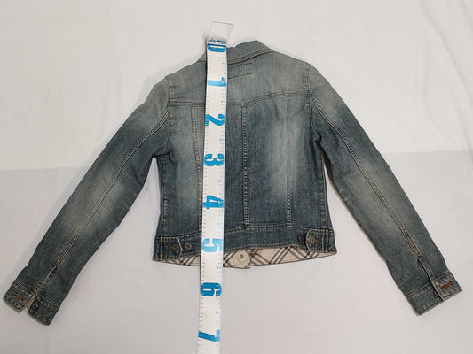 BURBERRY Blue Label Denim Jacket Size 40