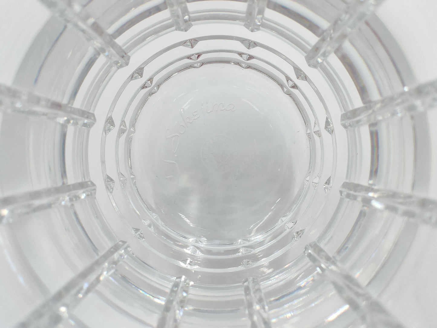 Baccarat Tumbler Glass with Initials