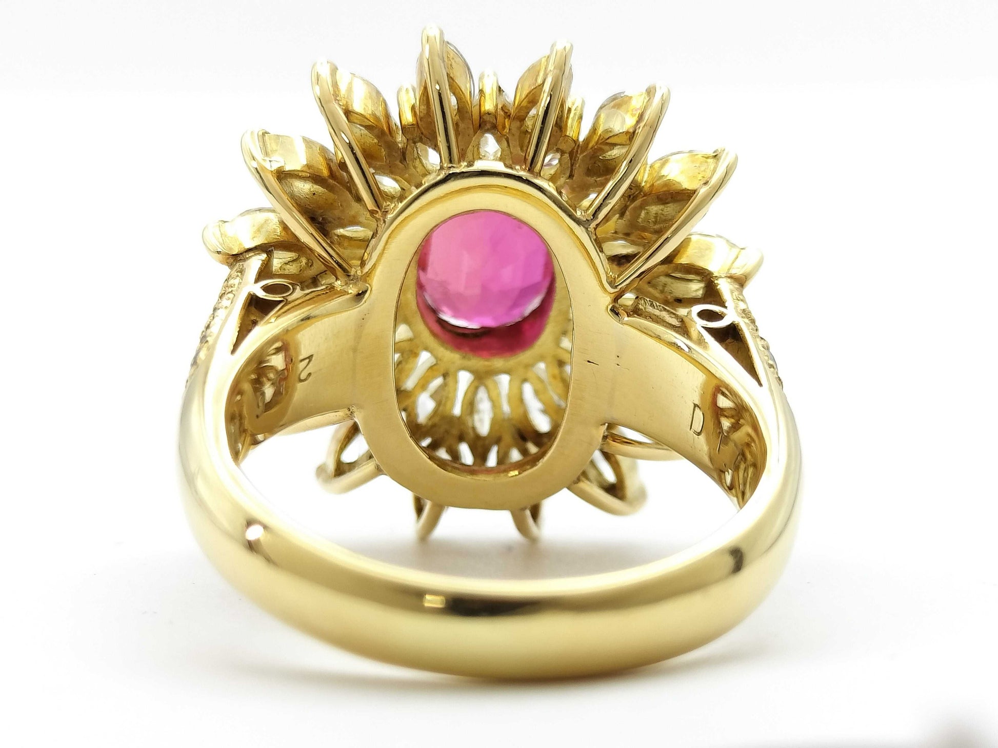 R2.56ct D1.70/0.20ct K18 11.6g Ring 