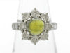 Chrysoberyl Cat's Eye 3.00ct D2.22ct PT900 7.8g Ring 