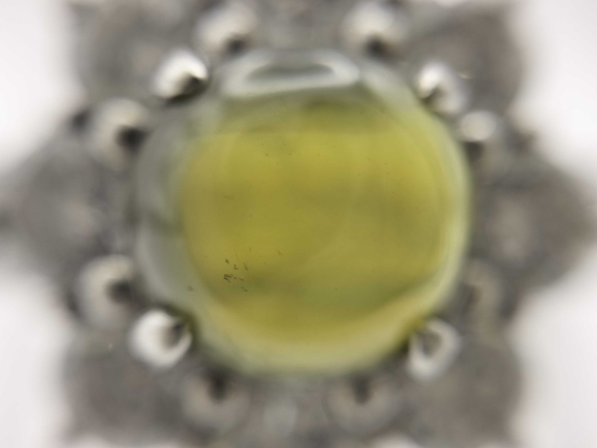 Chrysoberyl Cat's Eye 3.00ct D2.22ct PT900 7.8g Ring 