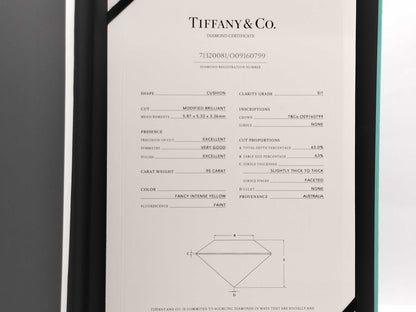 Tiffany & Co. Novo D0.90ct Diamond Ring in PT950/Au750, 2.7g 