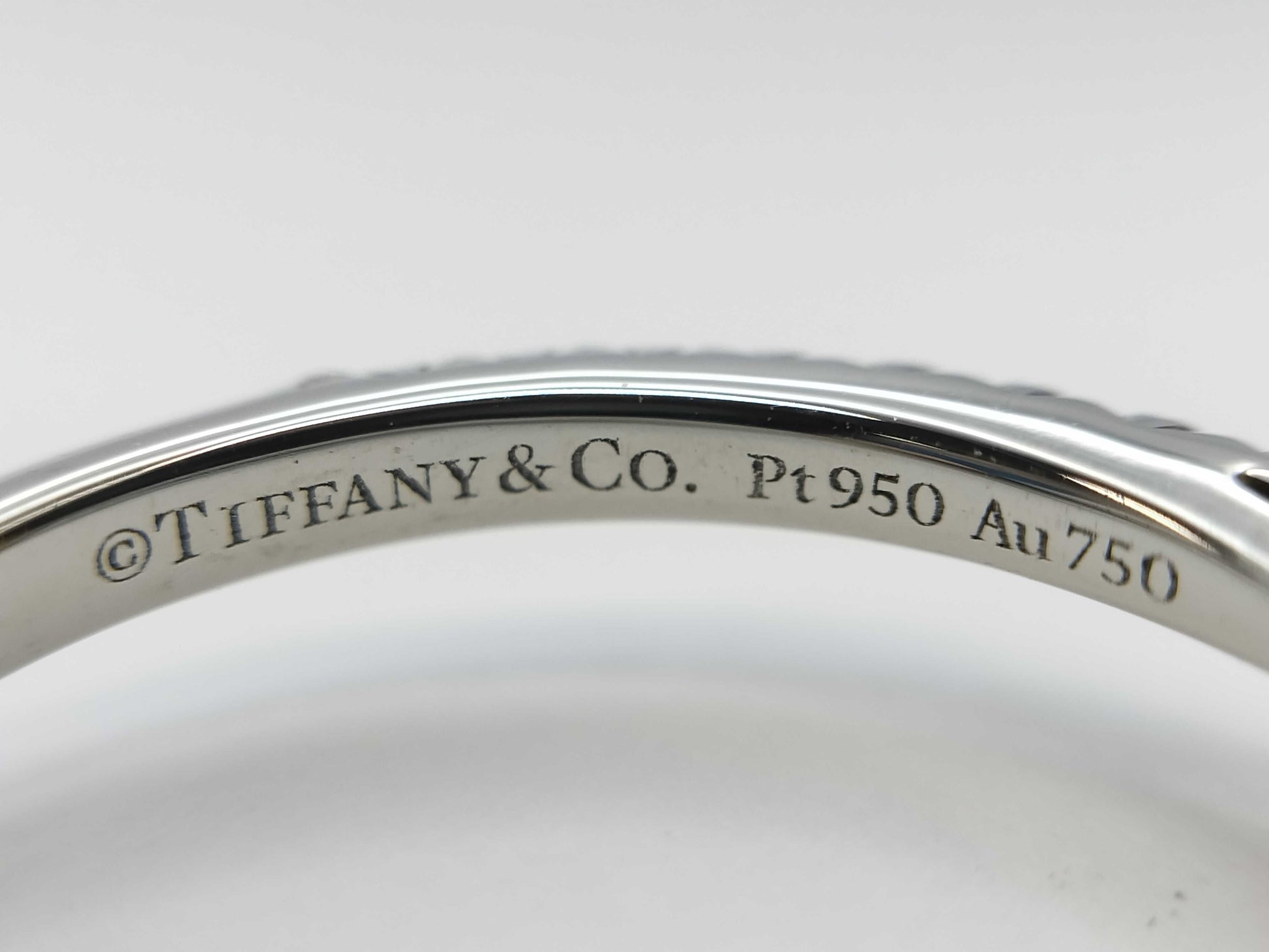 Tiffany & Co. Novo D0.90ct Diamond Ring in PT950/Au750, 2.7g 
