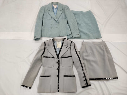 CHANEL CHANEL VINTAGE Tweed Suit Set with hangers Other Apparel
