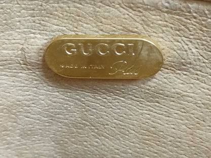 GUCCI GG Plus OLD GUCCI GG Supreme Pouch Second Bag with Dust Bag and Card