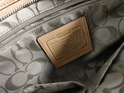 COACH COACH Leather Handbag G0951-F08A71 Beige AB Handbag