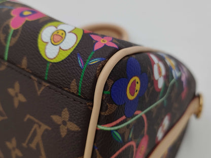 LOUIS VUITTON Louis Vuitton Monogram Keepall Bandouliere 45 Boston Bag by Takashi Murakami