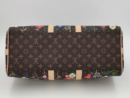 LOUIS VUITTON Louis Vuitton Monogram Keepall Bandouliere 45 Boston Bag by Takashi Murakami