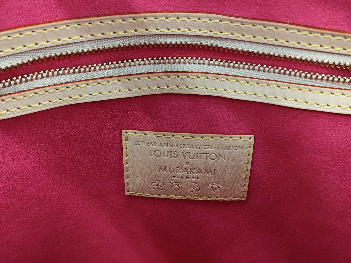LOUIS VUITTON Louis Vuitton Monogram Keepall Bandouliere 45 Boston Bag by Takashi Murakami