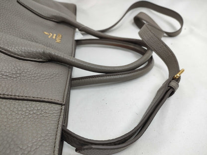 PRADA PRADA Prada 2-Way Tote Bag Leather with Strap BR4992 Tote Bag