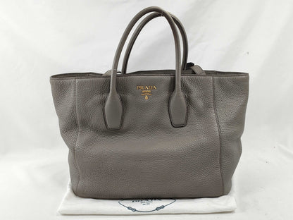 PRADA PRADA Prada 2-Way Tote Bag Leather with Strap BR4992 Tote Bag