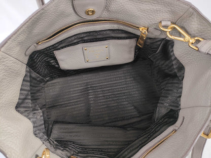 PRADA PRADA Prada 2-Way Tote Bag Leather with Strap BR4992 Tote Bag