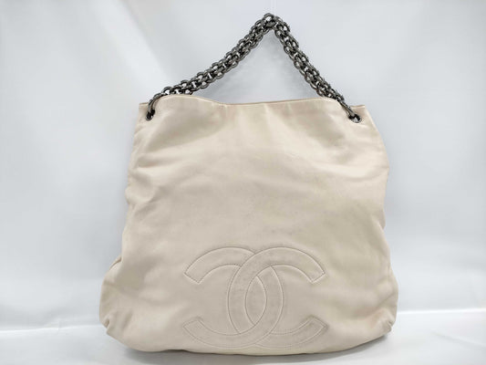 CHANEL Chain Coco Mark Pink One-Shoulder Bag Lambskin Shoulder Bag