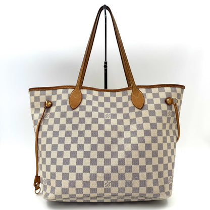 LOUIS VUITTON Damier Azur Neverfull Tote Bag