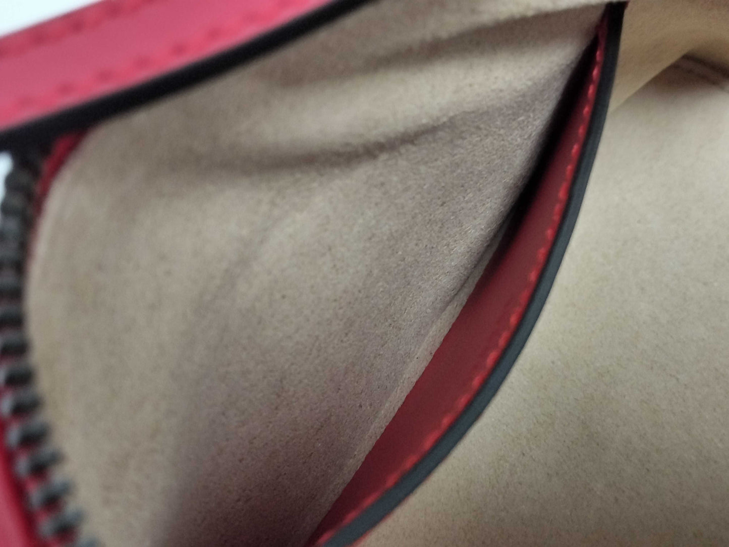 GUCCI Unused GG Marmont 739166 Red Mini Hand Shoulder Bag