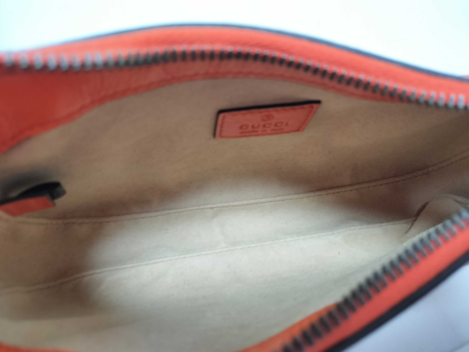 GUCCI Unused GG Marmont Aphrodite Handbag 739076 Orange