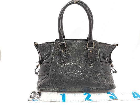 FENDI Selleria All Leather Tote Black Handbag