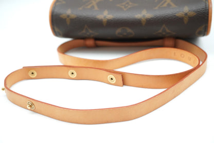 LOUIS VUITTON Monogram Pochette Florentine M51855 Waist Bag