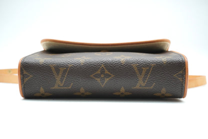 LOUIS VUITTON Monogram Pochette Florentine M51855 Waist Bag