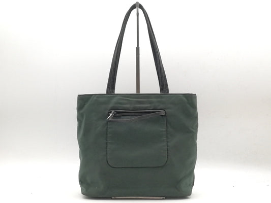 PRADA Tessuto Khaki Shoulder Bag