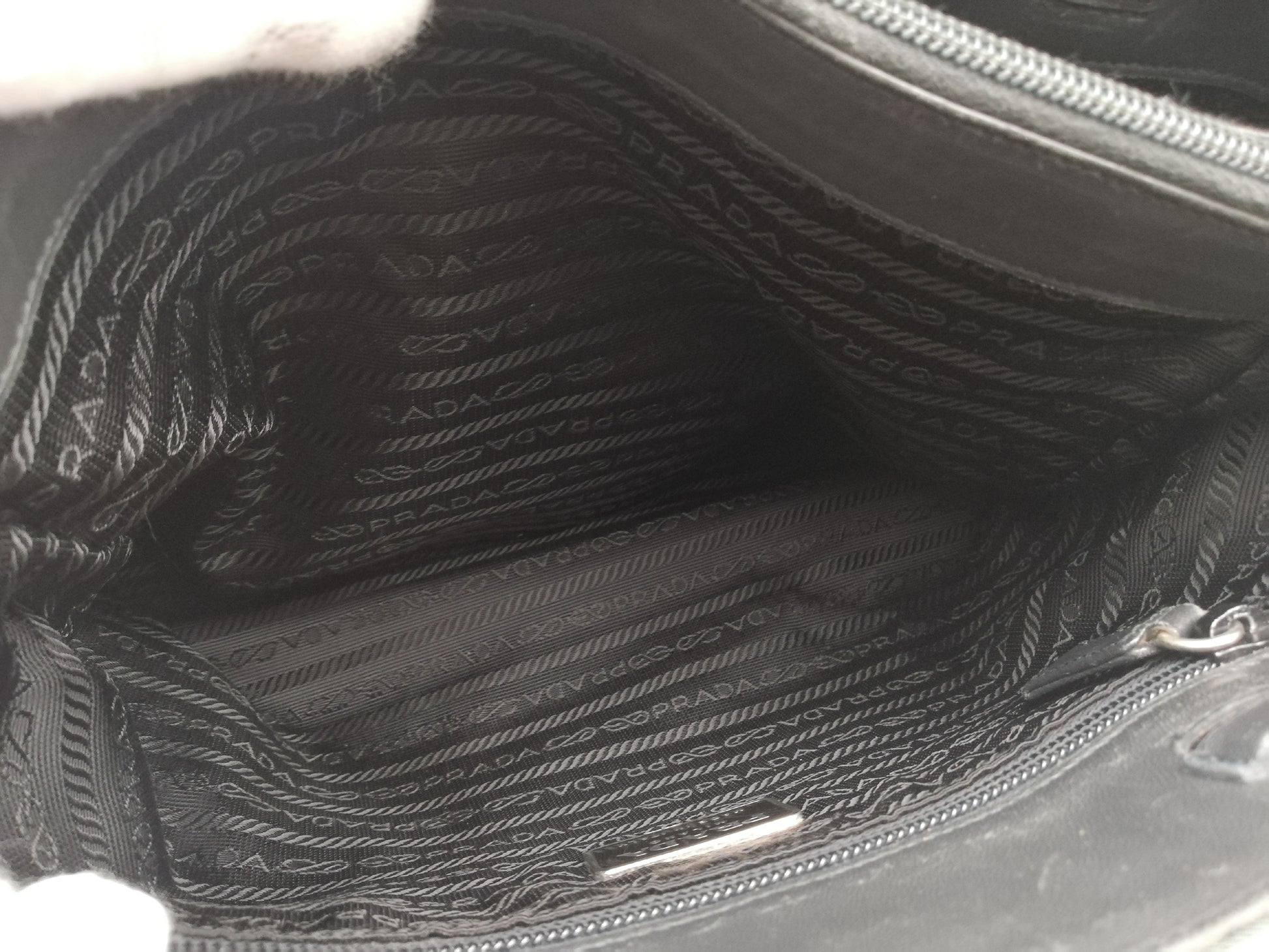 PRADA Tessuto Khaki Shoulder Bag