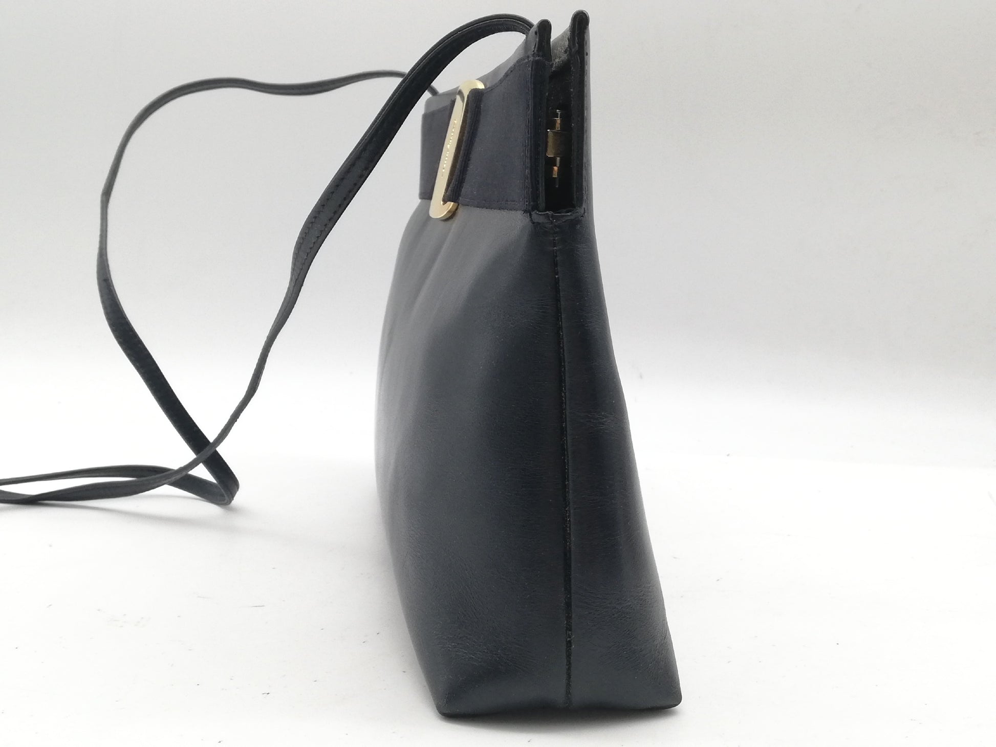 Salvatore Ferragamo Vara Leather Shoulder Bag