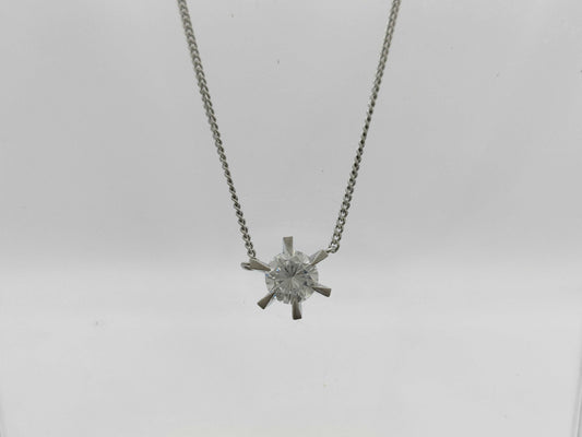D1.006ct PT900/PT850 4.6g Necklace 
