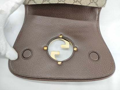 GUCCI GG Supreme Blondie Belt Bag, Beige, 703807