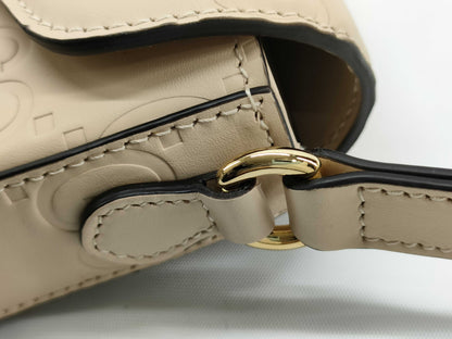 GUCCI GG Super Mini Shoulder Bag, Beige, 772794
