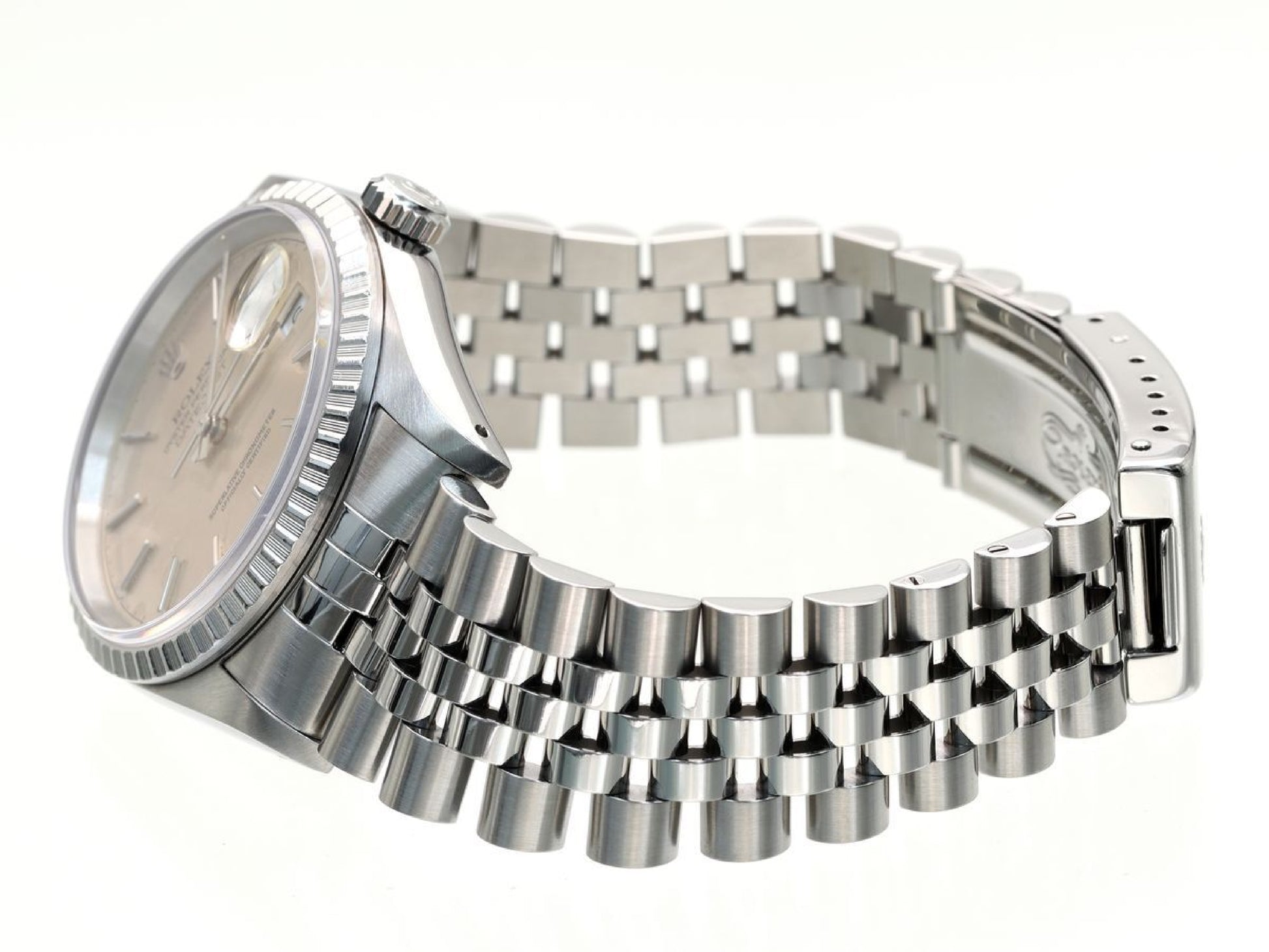 ROLEX Datejust 16220 X423874 Silver Dial Men's Watch
