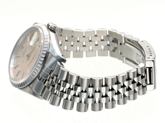 ROLEX Datejust 16220 X423874 Silver Dial Men's Watch