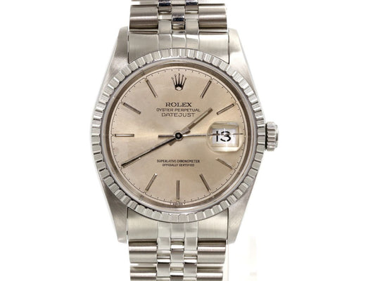 ROLEX Datejust 16220 X423874 Silver Dial Men's Watch