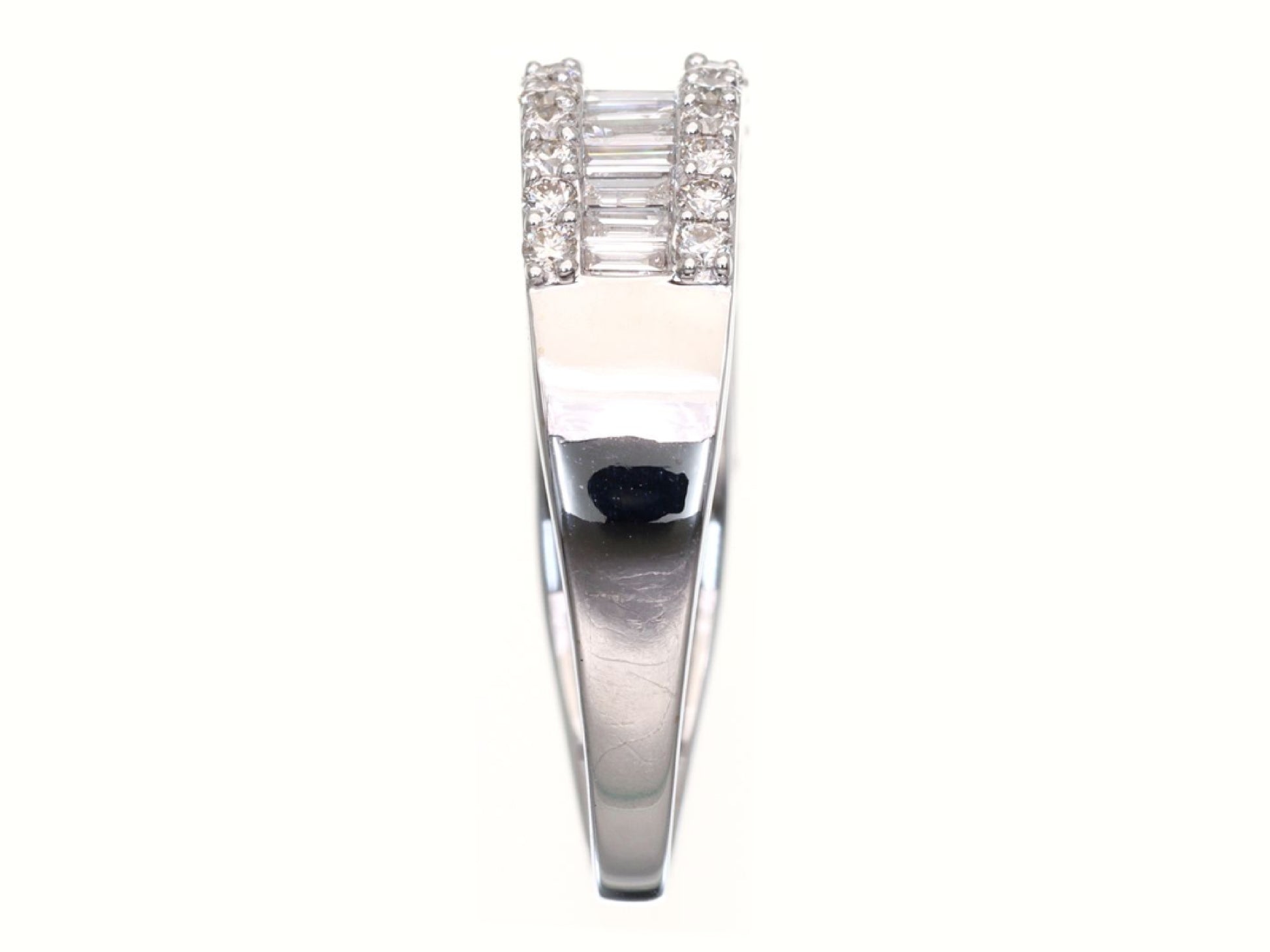 D1.10ct K18WG 4.6g Ring 