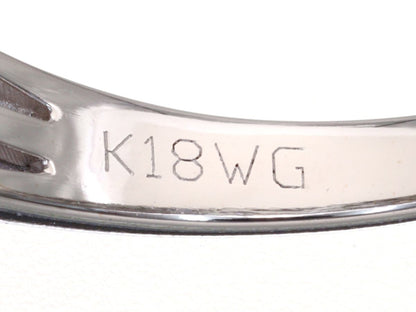 D1.10ct K18WG 4.6g Ring 