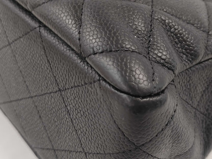 CHANEL Caviar Skin Matelasse Jumbo Shoulder Bag