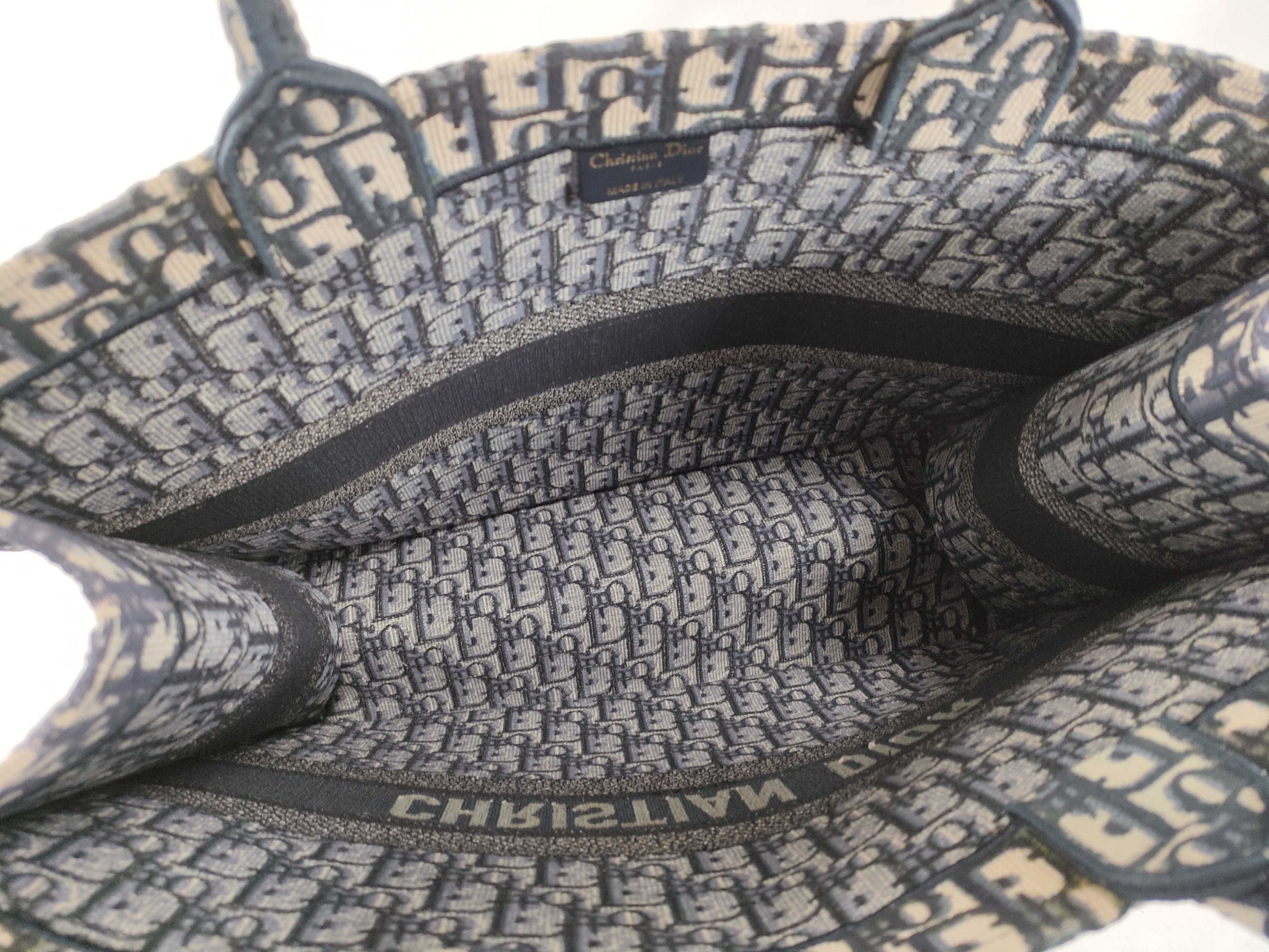 Dior Trotter Embroidered Book Tote Bag