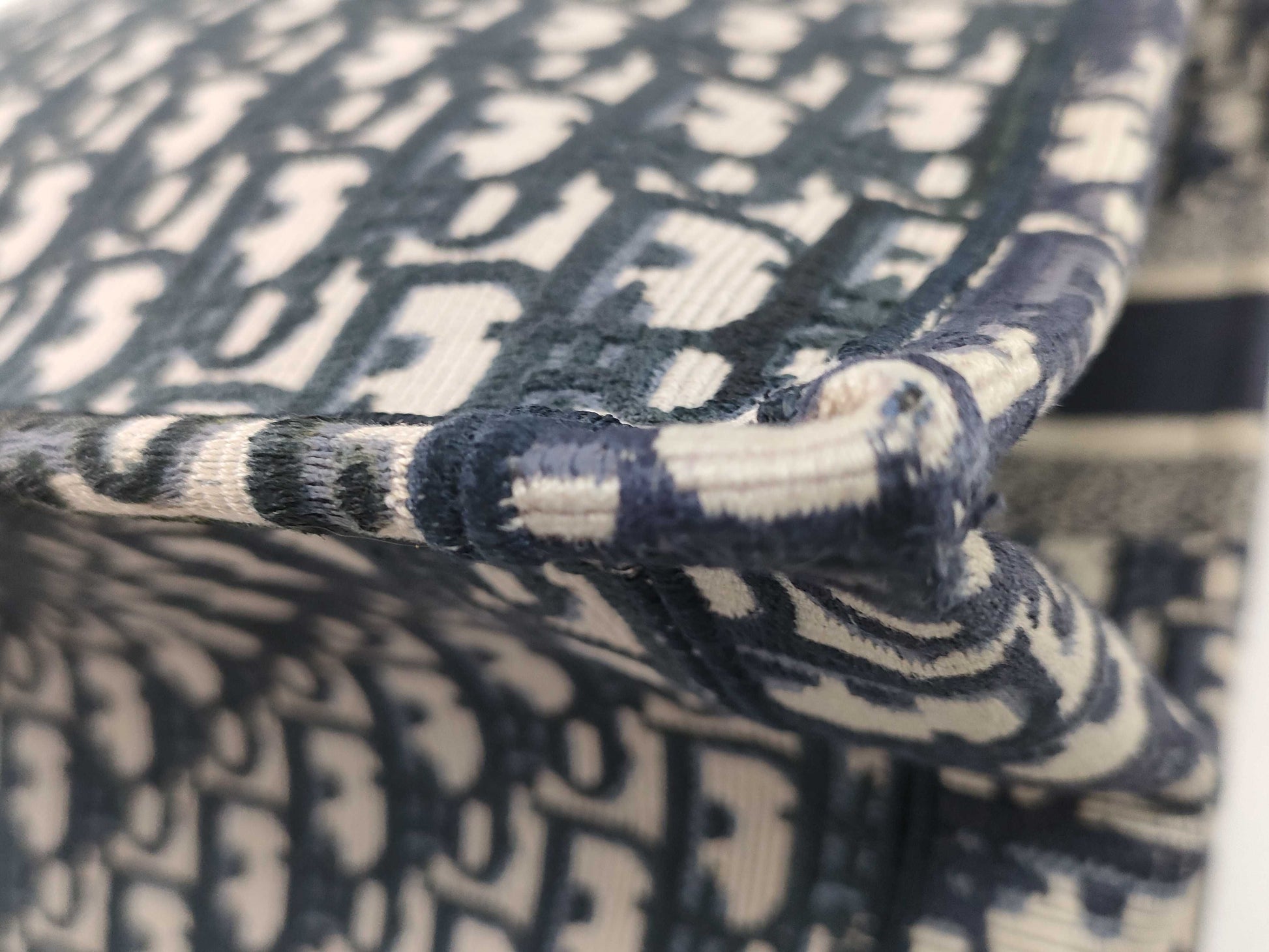 Dior Trotter Embroidered Book Tote Bag