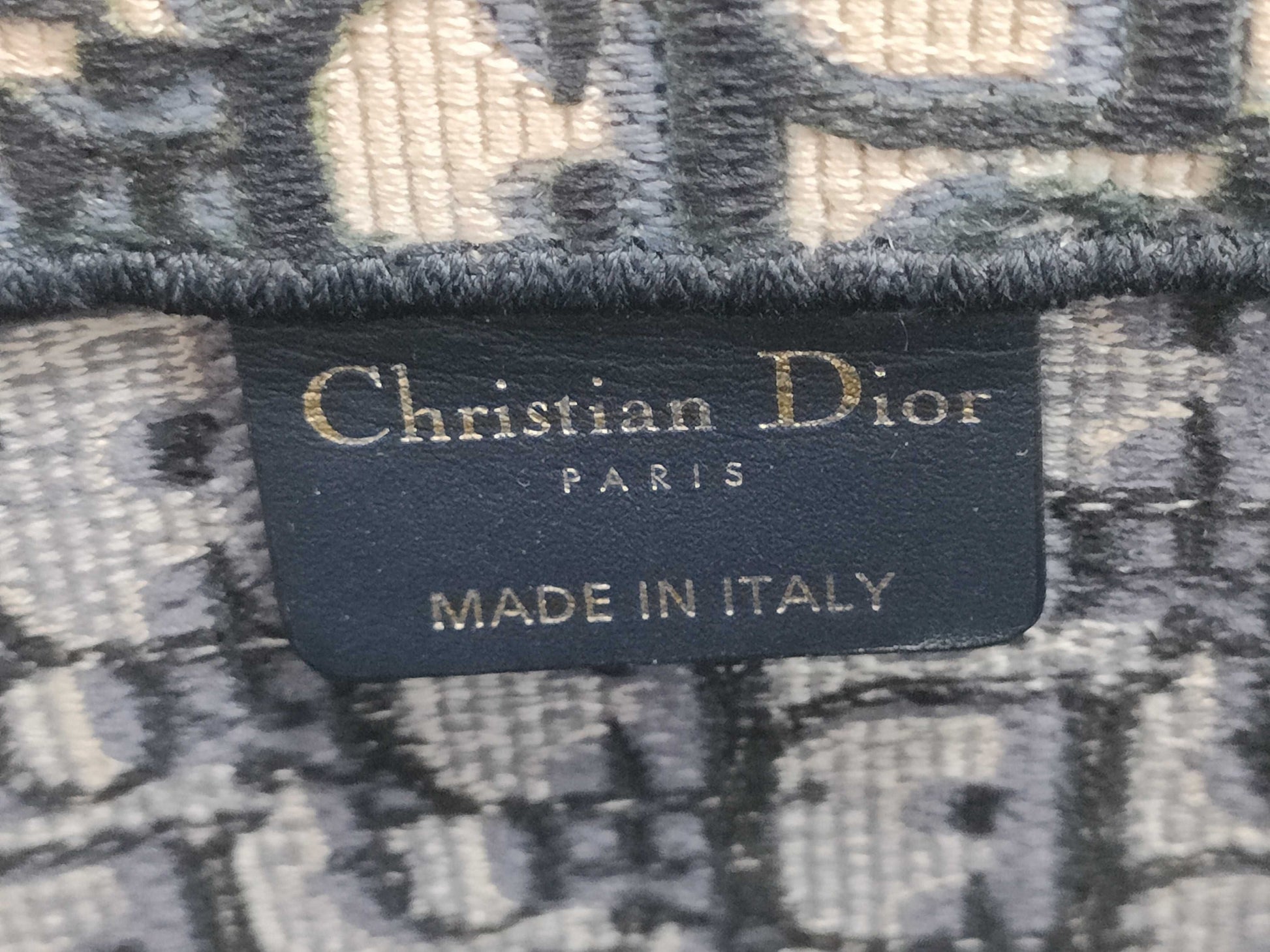 Dior Trotter Embroidered Book Tote Bag
