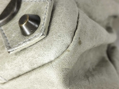 BALENCIAGA The First Balenciaga The First Gray Handbag