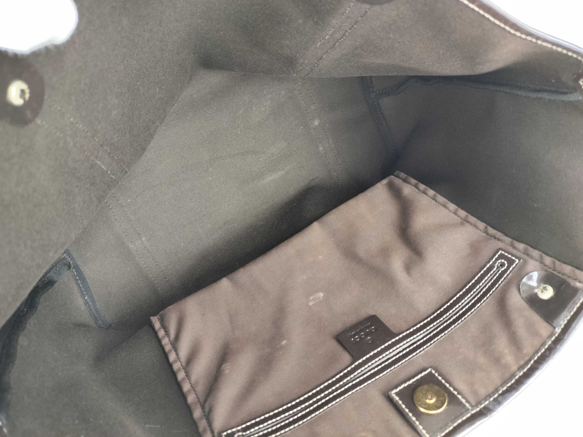 GUCCI GG Supreme Gucci Tote Brown 197953 Tote Bag