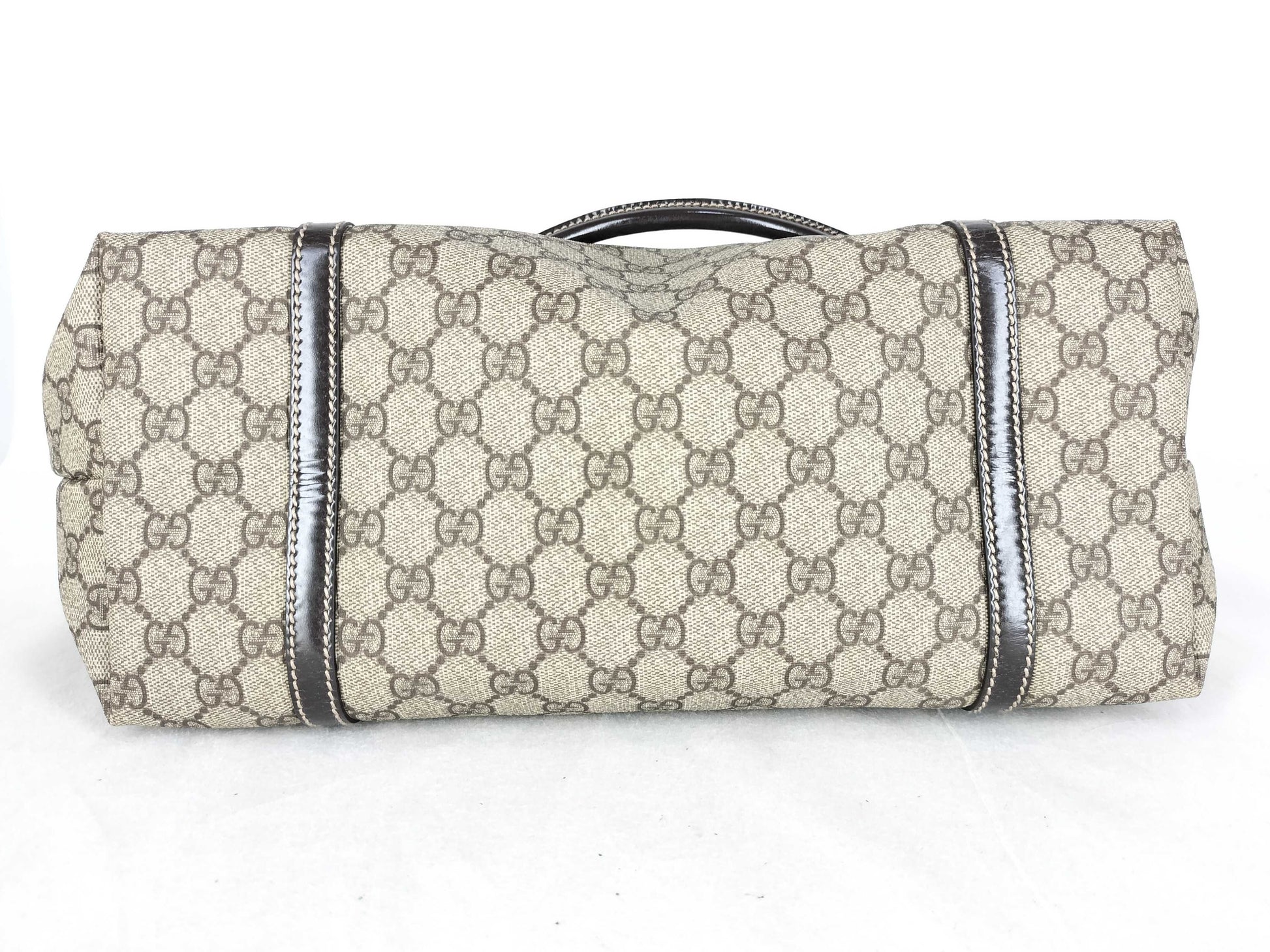 GUCCI GG Supreme Gucci Tote Brown 197953 Tote Bag